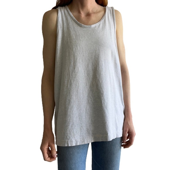 Designer Womens Folt Blank Cotton Tank Top Size Small - Picture 4 of 4